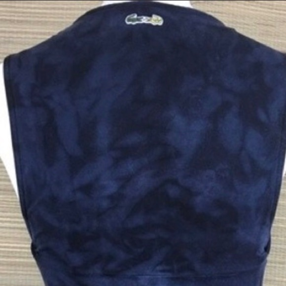 LACOSTE + MALANDRINO Twist Front Sleeveless Top Blouse Size S - Picture 7 of 9